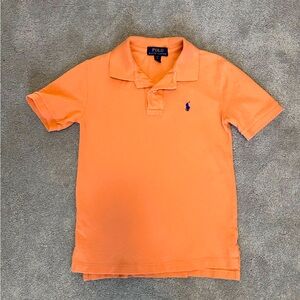 Polo - by Ralph Lauren - Size 8 (small) - worn orange color